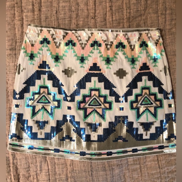 Sequin jersey party skirt - Picture 1 of 4